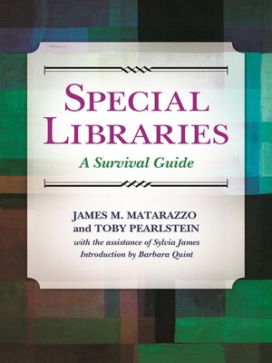 cover image of Special Libraries